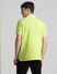 Lime Green Cotton Polo T-shirt_413877+4