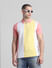 Pink Colourblocked Polo T-shirt_413879+1