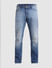 Light Blue Distressed Clark Regular Fit Jeans_413885+6