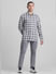 Grey Check Print Full Sleeves Shirt_413893+6