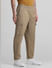 Brown Mid Rise Cargo Joggers_413906+2