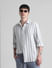 White Striped Dobby Full Sleeves Shirt_413927+1