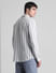 White Striped Dobby Full Sleeves Shirt_413927+4