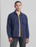 Blue Zip-Up Oversized Shirt_413929+2