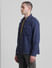 Blue Zip-Up Oversized Shirt_413929+3