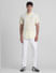 Yellow Cotton Check Short Sleeves Shirt_413933+6