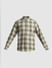 Green Cotton Check Full Sleeves Shirt_413936+7