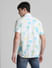 White Tropical Print Short Sleeves Shirt_413940+4