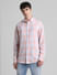 Pink Check Full Sleeves Shirt_413944+2