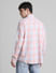 Pink Check Full Sleeves Shirt_413944+4