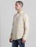 Yellow Check Full Sleeves Shirt_413945+3