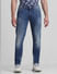 Blue Low Rise Tim Slim Fit Jeans_413948+1