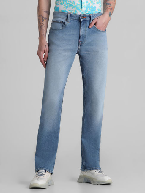 Light Blue High Rise Ray Bootcut Fit Jeans