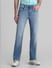 Light Blue High Rise Ray Bootcut Fit Jeans_413950+1