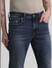 Blue Low Rise Ben Skinny Fit Jeans_413955+4