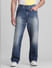 Blue Low Rise Dario Loose Fit Jeans_413960+1