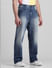 Blue Low Rise Dario Loose Fit Jeans_413960+2
