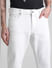 White Mid Rise Clark Regular Fit Jeans_413962+4