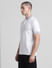 White Logo Print Polo T-shirt_413968+3