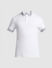 White Logo Print Polo T-shirt_413968+7