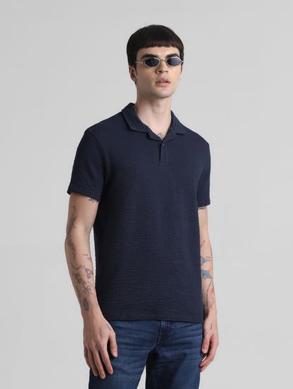 Navy Blue Polo T-shirt