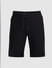 Black Low Rise Knit Shorts_413972+6