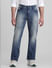Blue High Rise Ray Bootcut Fit Jeans_413978+1