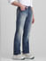 Blue High Rise Ray Bootcut Fit Jeans_413978+2