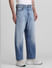 Blue Washed Dario Loose Fit Jeans_413983+2