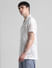 White Crochet Short Sleeves Shirt_413985+3