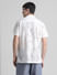 White Crochet Short Sleeves Shirt_413985+4