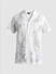 White Crochet Short Sleeves Shirt_413985+7