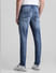 Dark Blue Distressed Liam Skinny Fit Jeans_413990+3