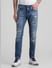 Blue Distressed Glenn Slim Fit Jeans_413992+1