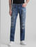Blue Distressed Clark Regular Fit Jeans_413993+1