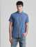 Blue Indigo Dyed Denim Shirt_413996+2