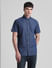 Dark Blue Indigo Dyed Denim Shirt_413997+2