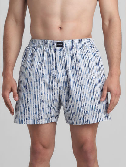 Blue All Over Print Boxers