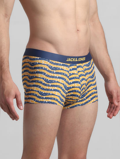 Yellow Printed Trunks