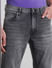 Grey Low Rise Ben Skinny Fit Jeans_415323+4