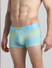 Lime Yellow Printed Trunks_415328+2