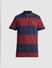 Red Colourblocked Polo T-shirt_415339+7