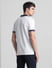 White Colourblocked Cotton Polo T-shirt_415342+4