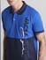 Blue Colourblocked Cotton Polo T-shirt_415343+5