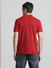 Red Cotton Polo T-shirt_415344+4
