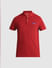 Red Cotton Polo T-shirt_415344+7