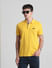 Yellow Cotton Polo T-shirt_415346+1