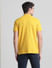 Yellow Cotton Polo T-shirt_415346+4