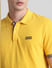 Yellow Cotton Polo T-shirt_415346+5
