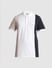 Beige Colourblocked Cotton Polo T-shirt_415347+7